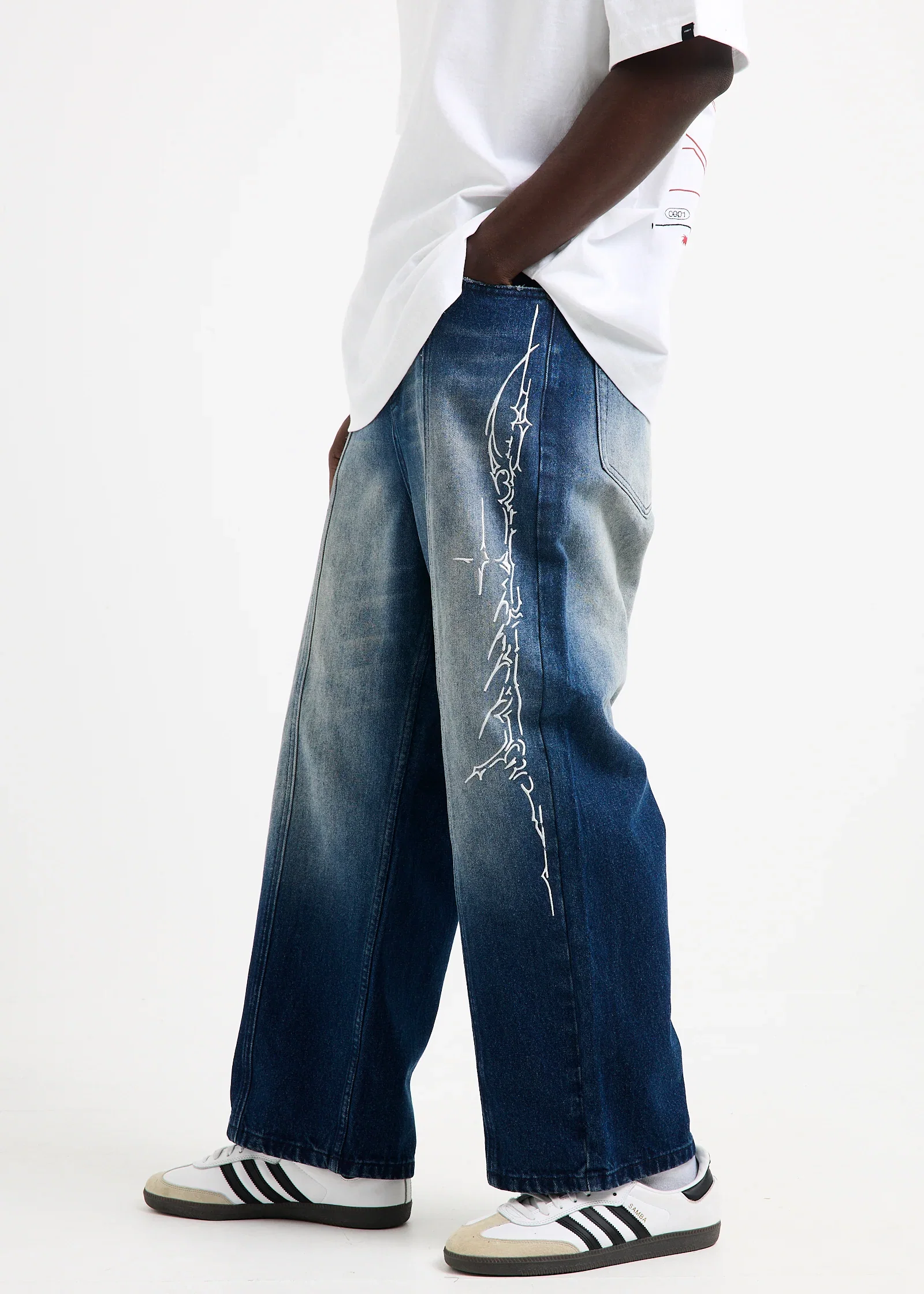 Image of Cyber Script Denim Jeans