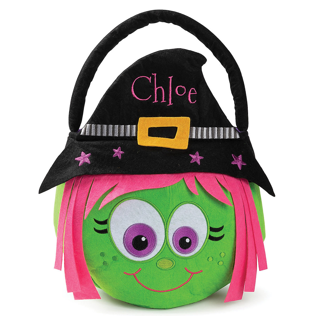 Image of Witch Halloween Personalized Treat Basket