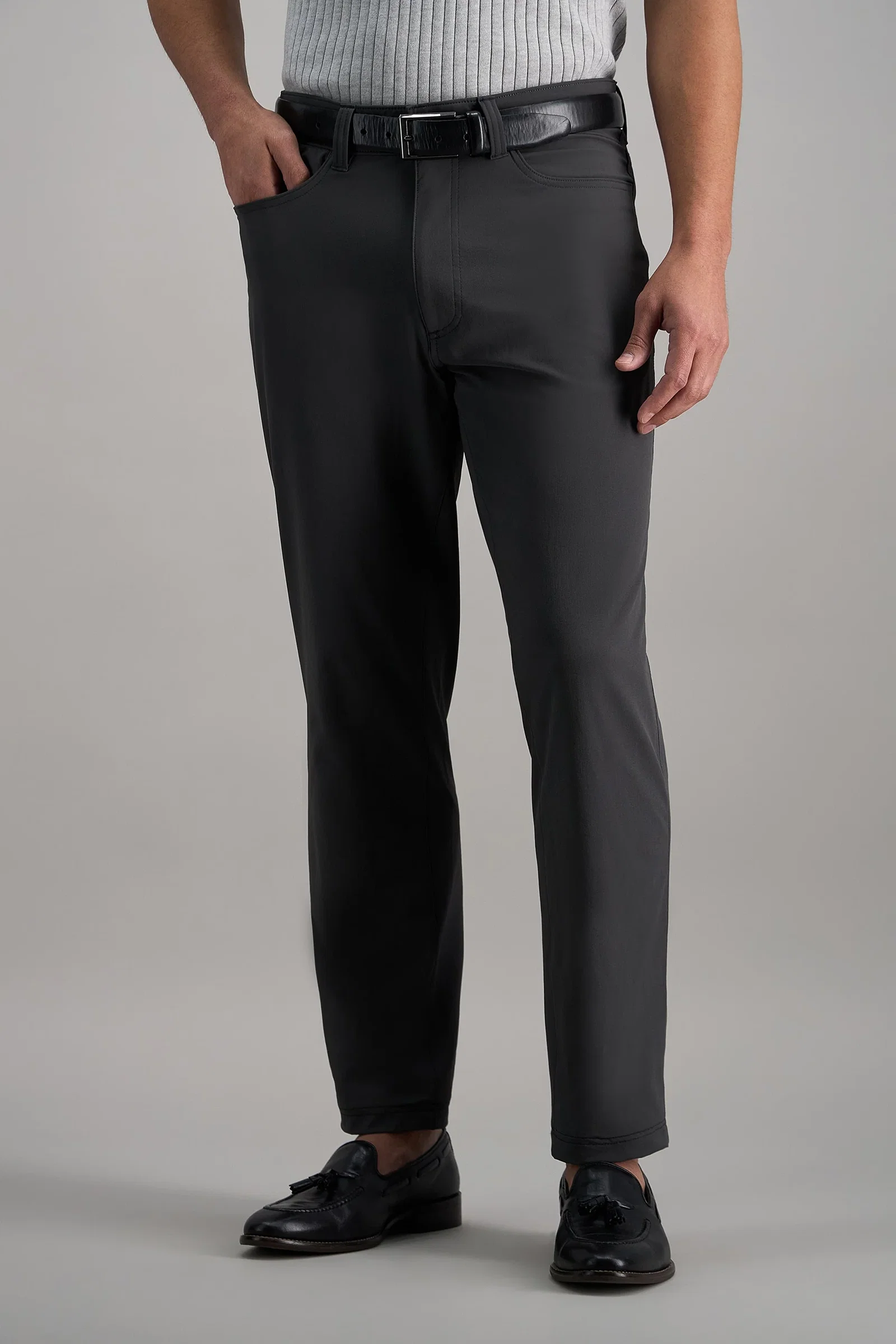 Image of Haggar® Sport Travel Performance Nylon 5-Pocket Tech Pant