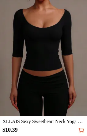 XLLAIS Sexy Sweetheart Neck Yoga...