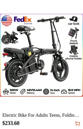 Electric Bike For Adults Teens...