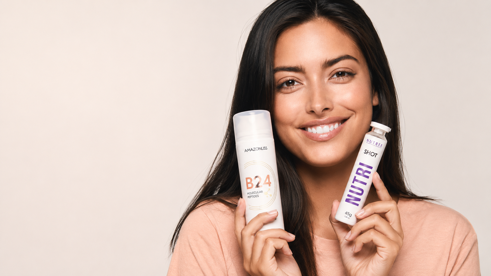 B24 Molecular Peptides and Nutri Shot hair care