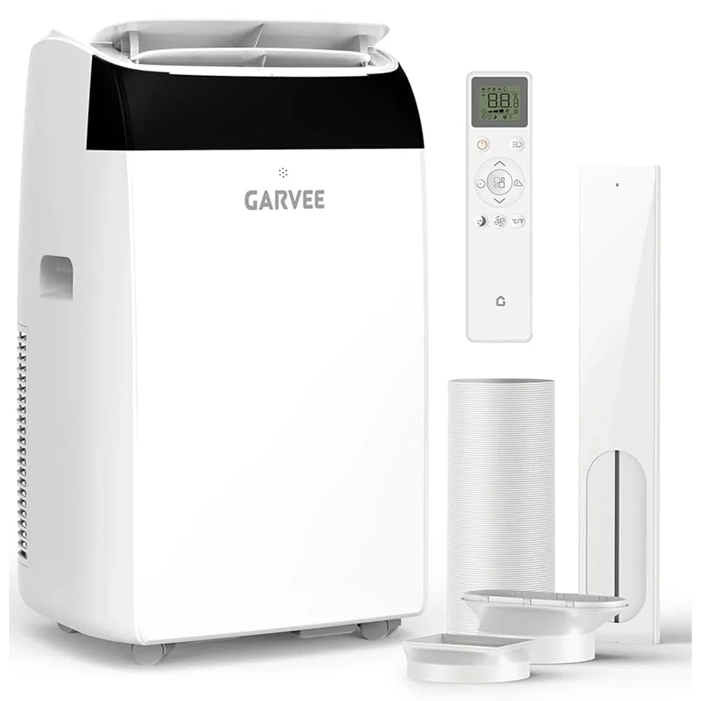 Image of Garvee 14,000 BTU Portable Air Conditioner with Dehumidifier & Fan, Portable AC Units Cools up to 750 Sq. Ft., Remote Control, Auto Swing, Sleep Mode, White Top