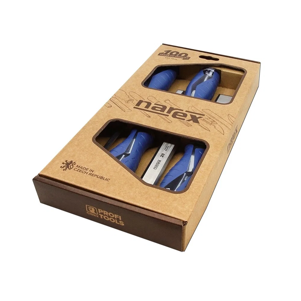 Narex Heavy Duty Impact Chisel Set, 4-Piece