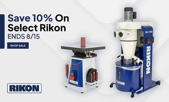 Save 10% on Select Rikon until 8/15