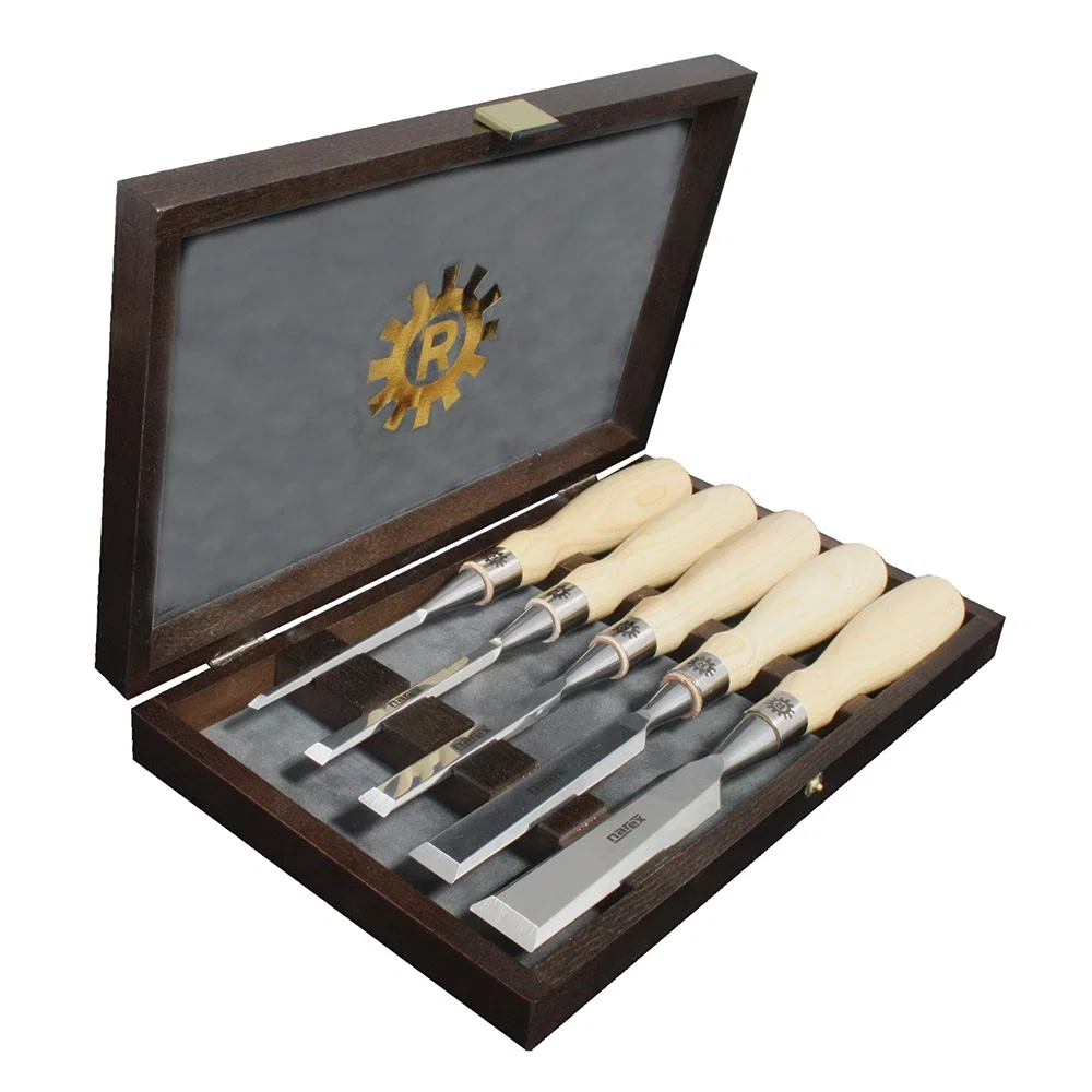 5-Piece Narex Richter Bevel Edge Chisel Set