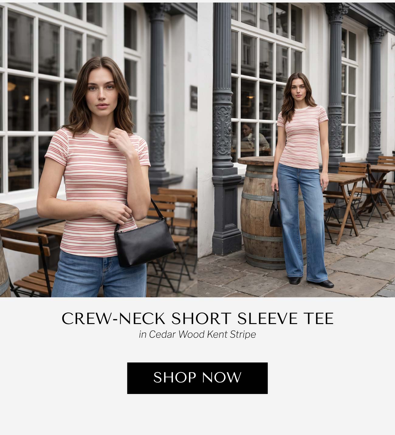 Crew-Neck Short Sleeve Tee