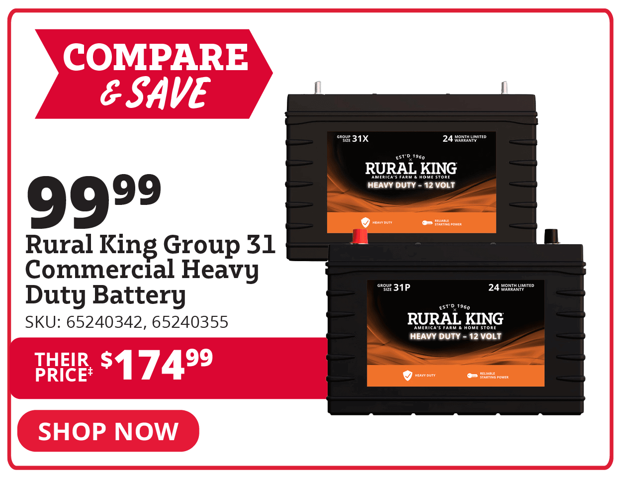 rk heavy duty battery