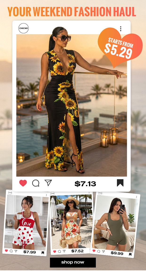 Your weekend fashion haul starts from $5.29
