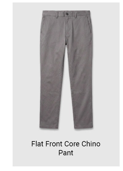Shop Flat Front Core Chino Pant