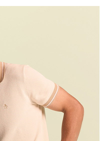 Shop Cotton Honeycomb Sweater Polo