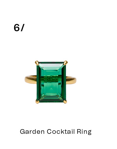 6/ Garden Cocktail Ring