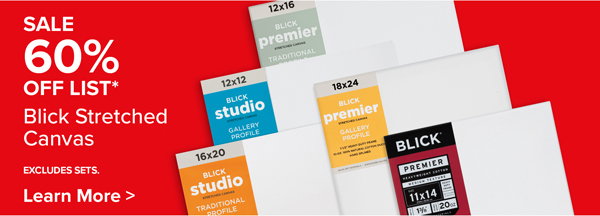 60% Off Blick Stretched Canvas
