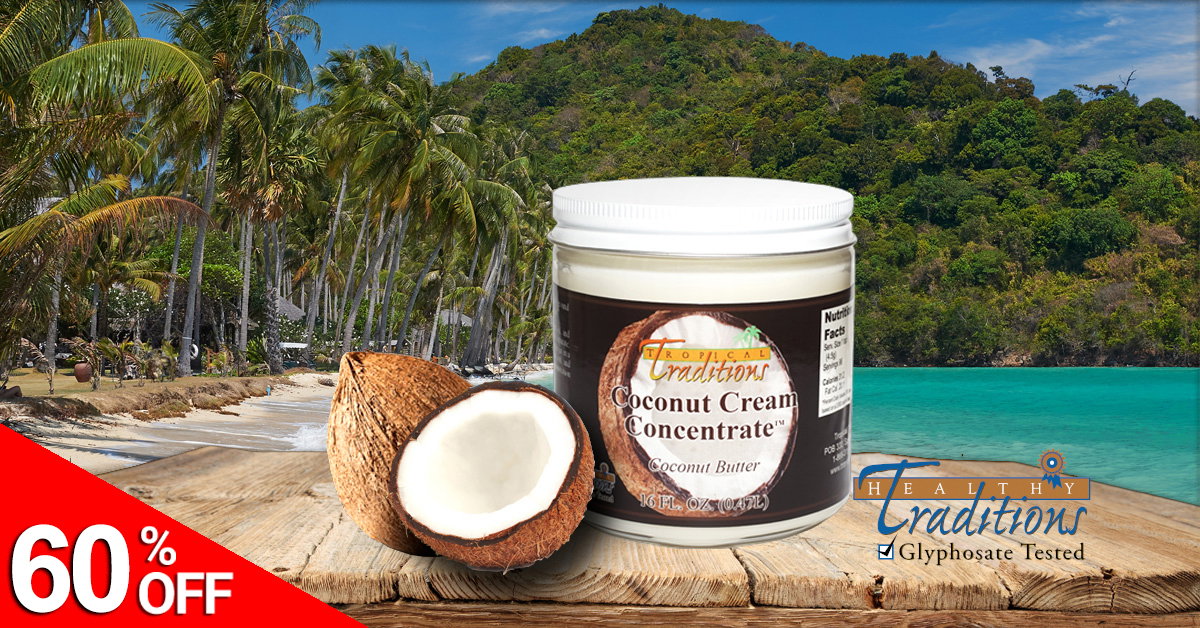 60% OFF Coconut Cream Concentrate Pints