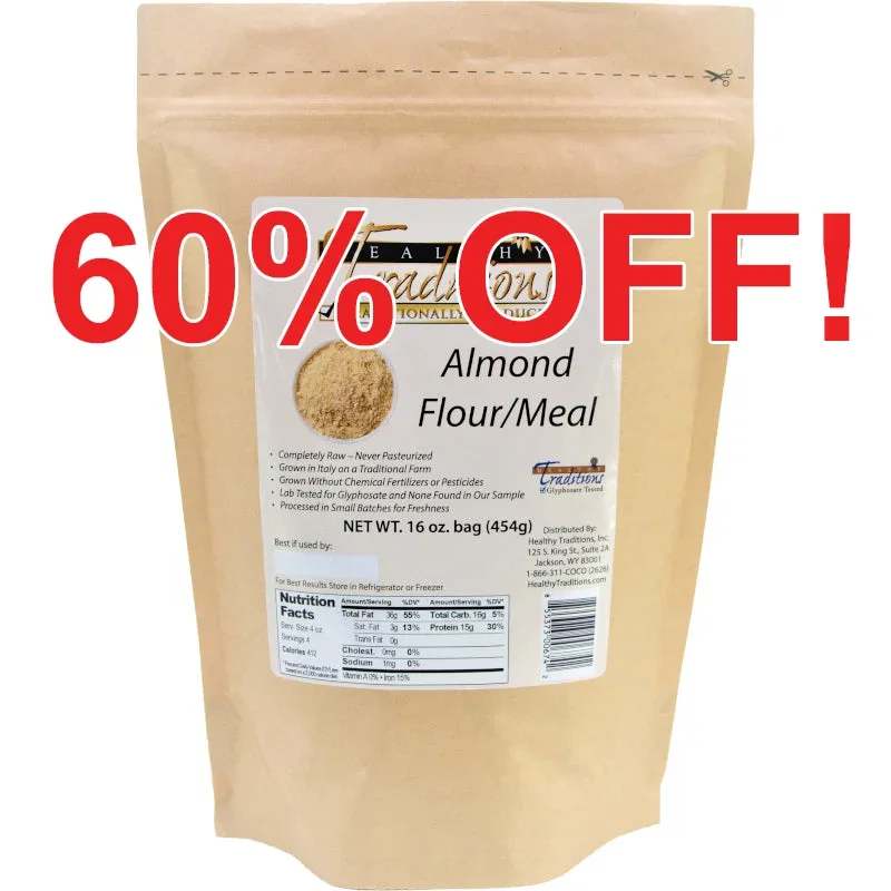 Image of Raw Italian Almond Flour/Meal - 16 oz.