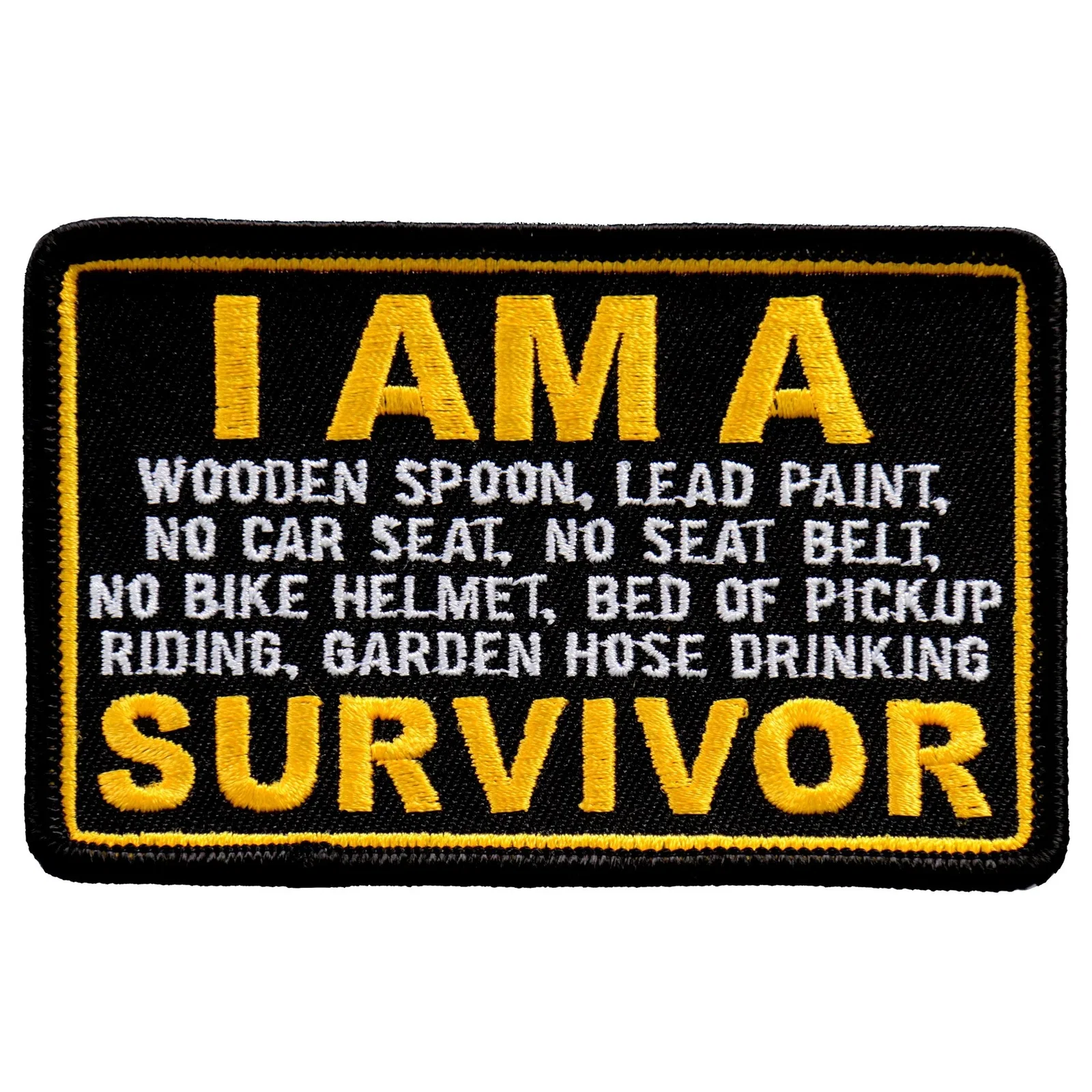 Image of Hot Leathers PPL9746 4 Inch I Am a Survivor Patch