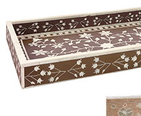 Emerie Floral Inlay Tray