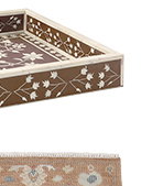 Emerie Floral Inlay Tray