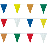 Assorted Colors String Pennants