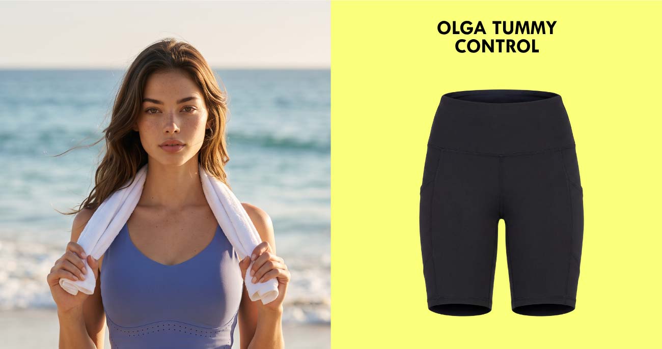 Olga Side Pocket Tummy Control Bermuda