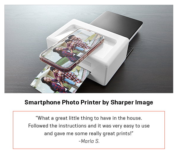Smartphone Photo Printer by Sharper Image