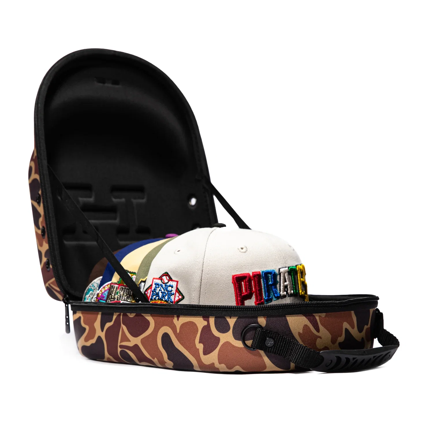 Image of Hat Club 6 Hat Carrier  Brown Duck Camo