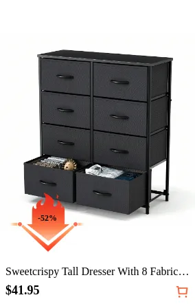 Sweetcrispy Tall Dresser With 8...