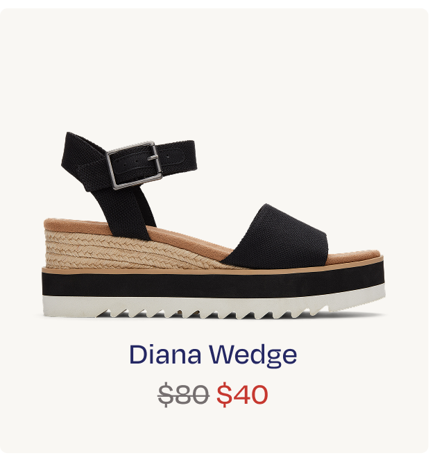 Diana Wedge Sandal
