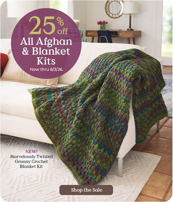 25% Off Afghan Kits