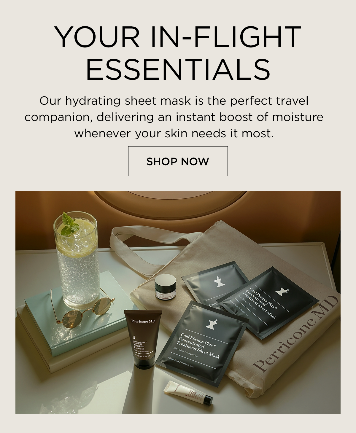 Your in flight essentials 