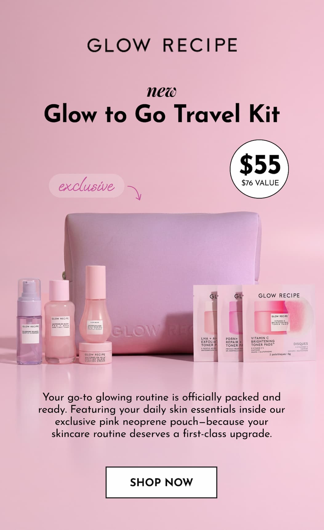 New Kit: Glow To Go Travel Kit