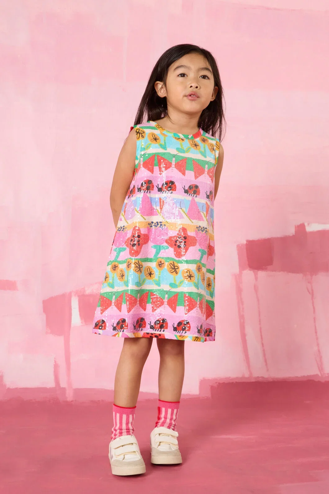 Image of Pretty Rows Kids Sequins Dress
