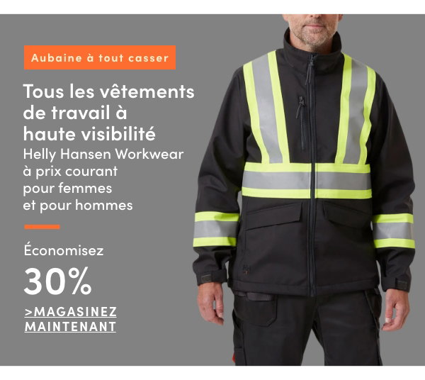 Aubaine à Tout Casser Tous les vêtements de travail à haute visibilité Helly Hansen Workwear à prix courant pour femmes et pour hommes économisez 30%