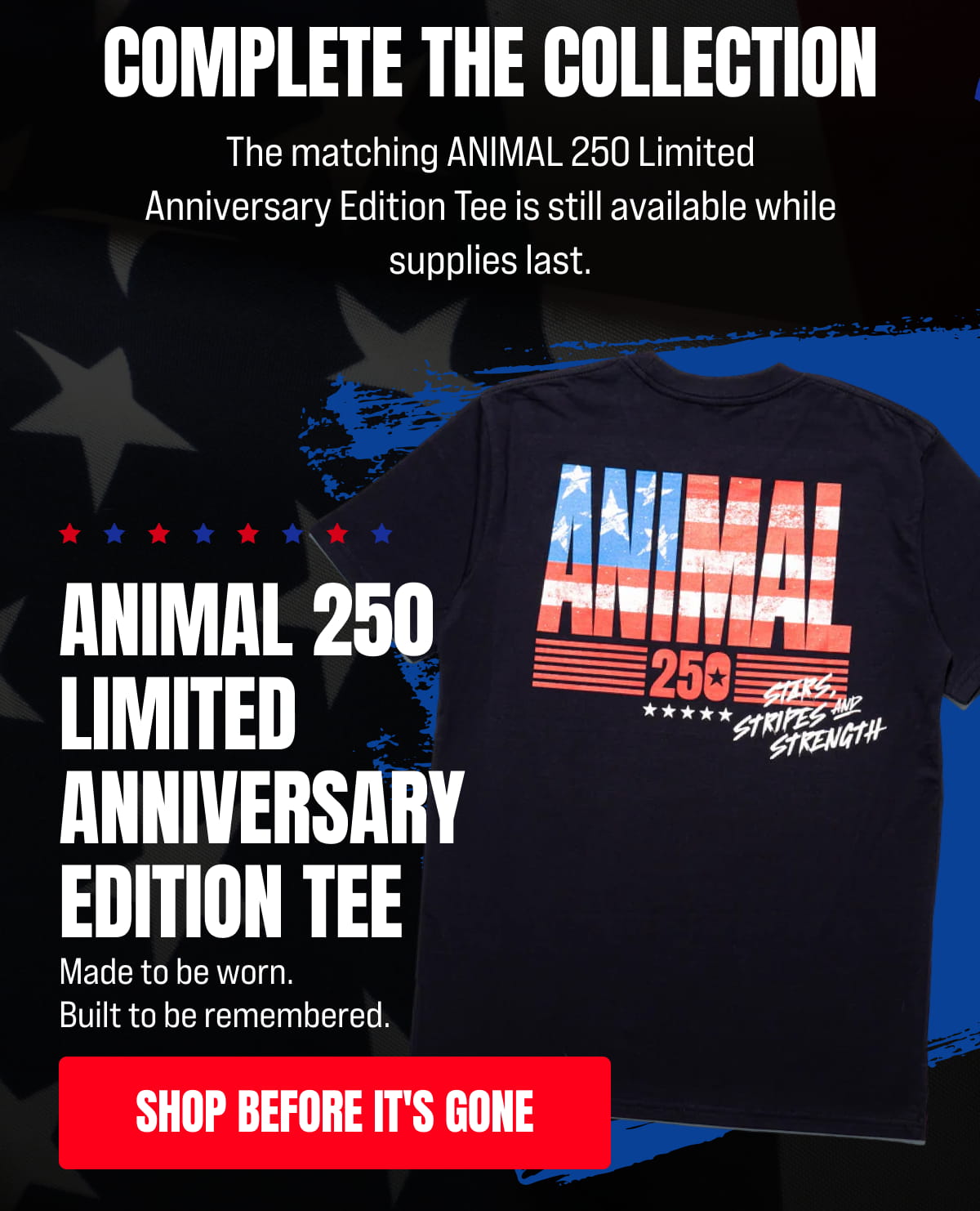 Animal 250 Limited Anniversary Edition Tee
