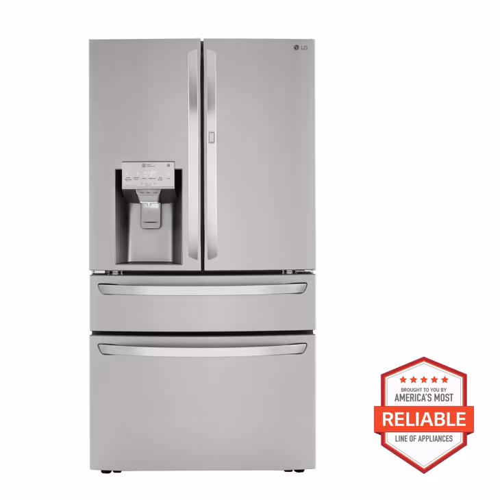 30 cu. ft. 36 Inch Wide French Door Refrigerator - Stainless Steel