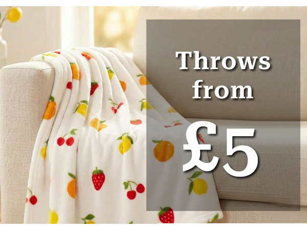 Throws from £5