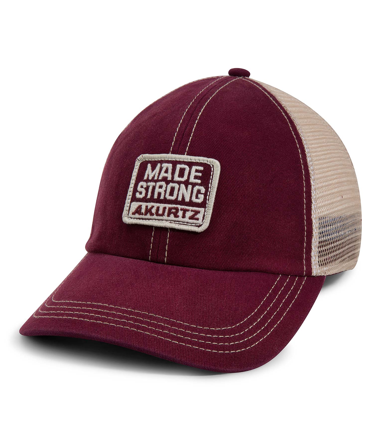 Contrast Stitch Trucker Baseball Cap