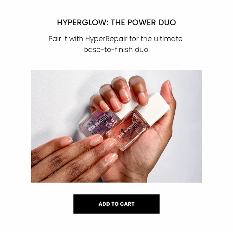 Two nail treatment bottles