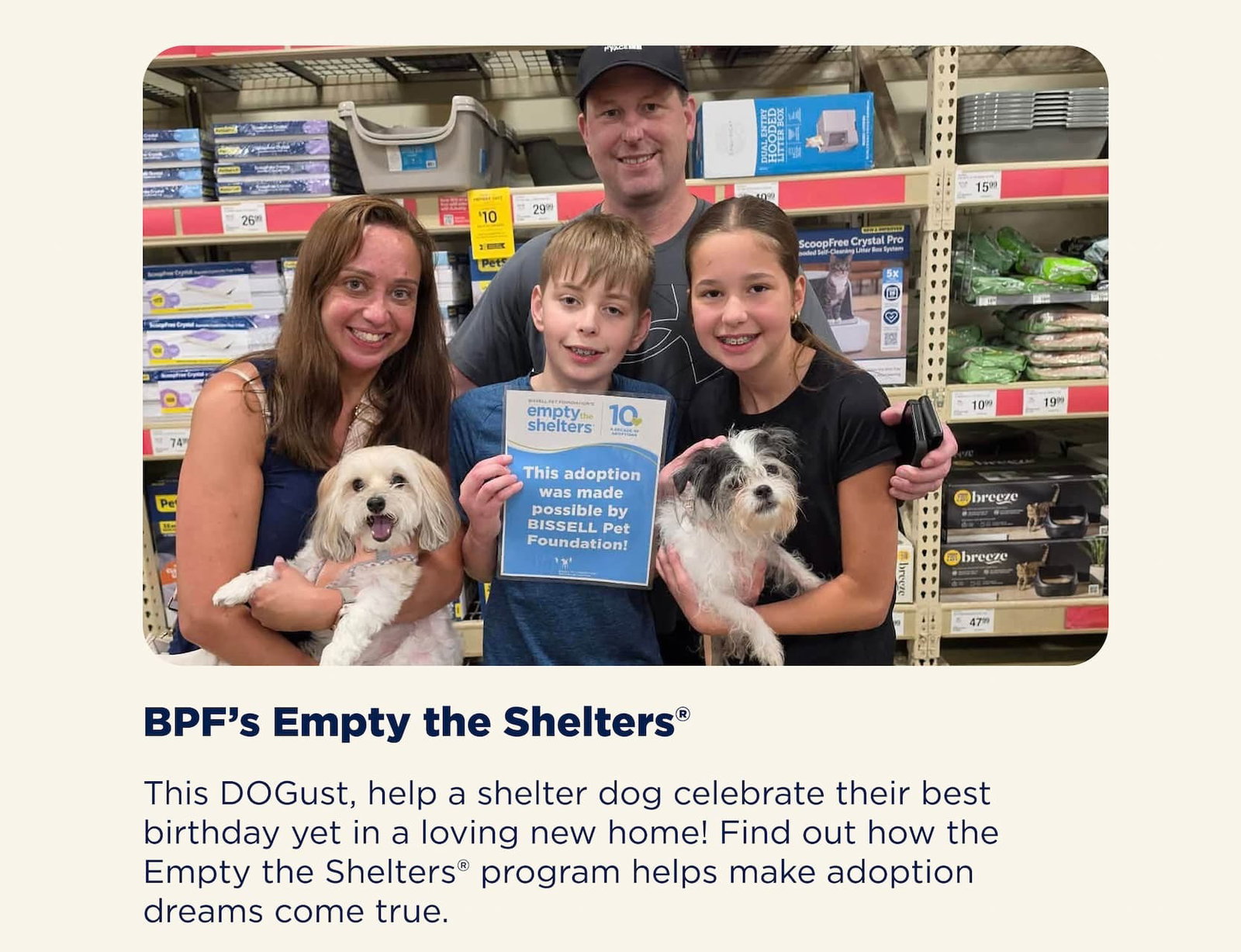 Empty the Shelters®