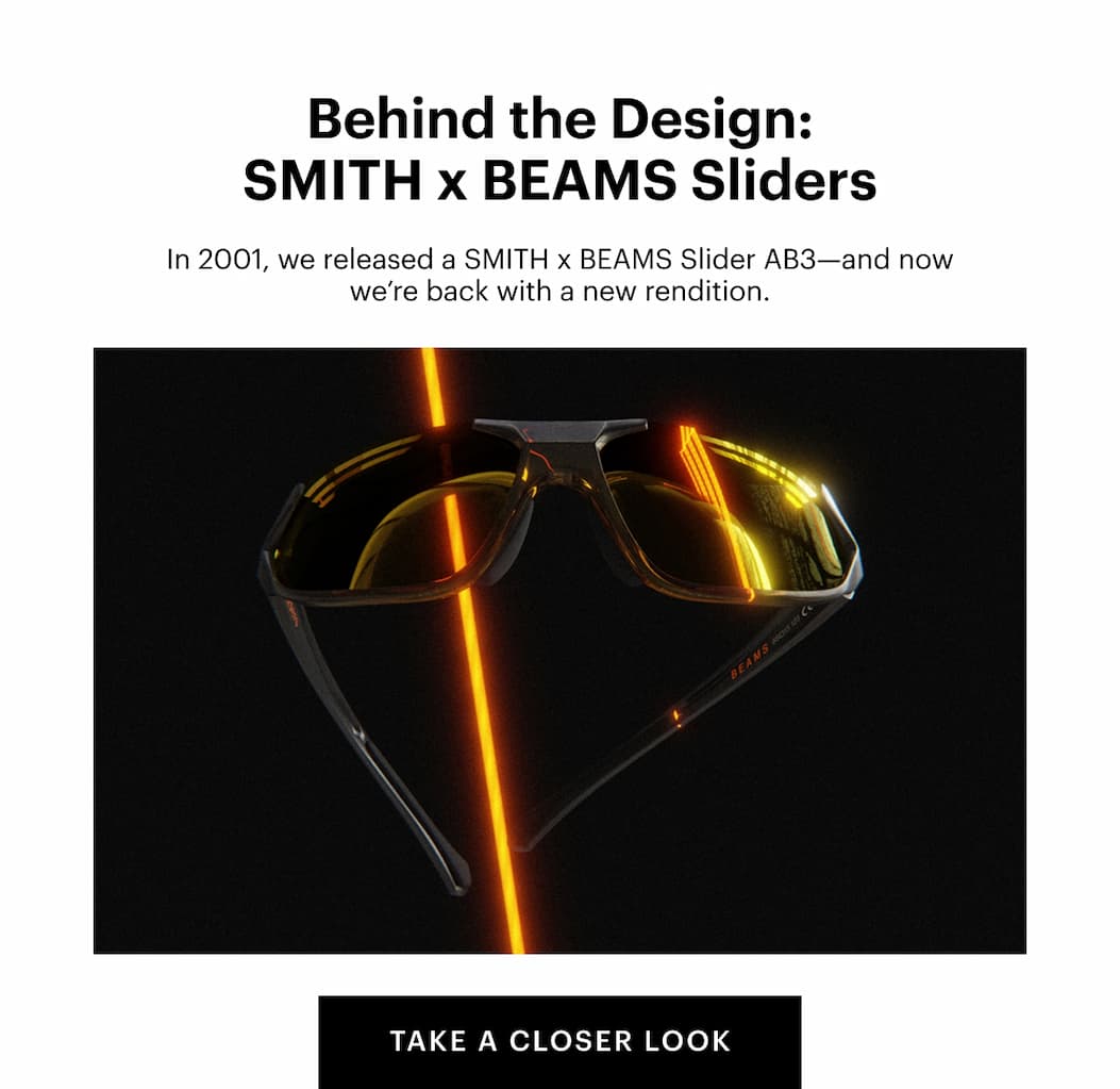 Behind the Design: SMITH x BEAMS Sliders