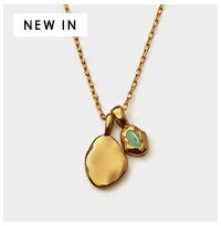 'August' Waterproof Gold Birthstone Necklace 