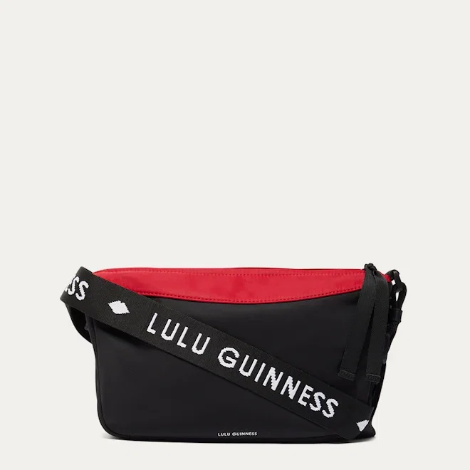 BLACK MULTI PUCKER UP LIPS BAG