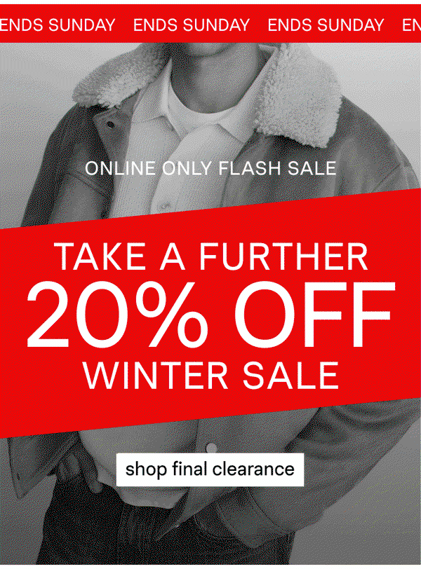 Take A Further 20% Off Winter Sale