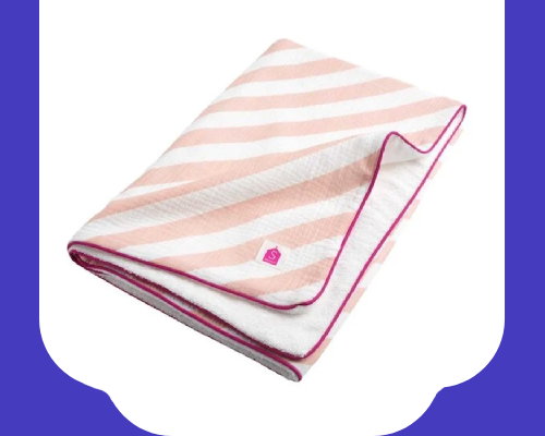 Pop drap de plage rose Sauthon