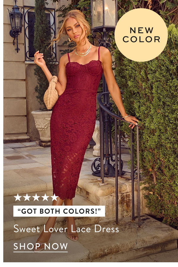 Sweet Lover Lace Dress