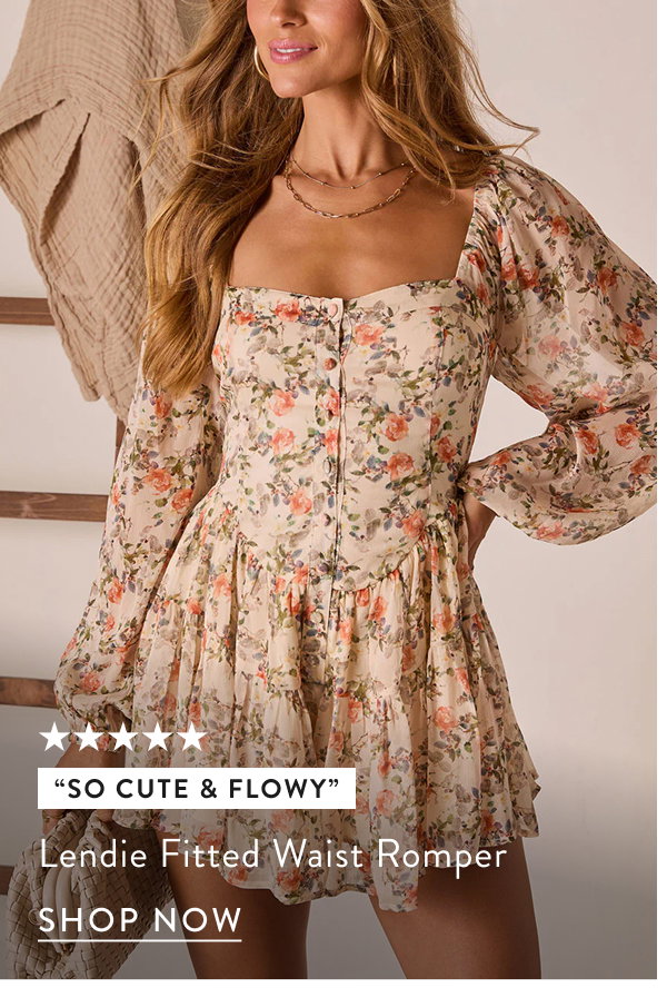 Lendie Fitted Waist Romper