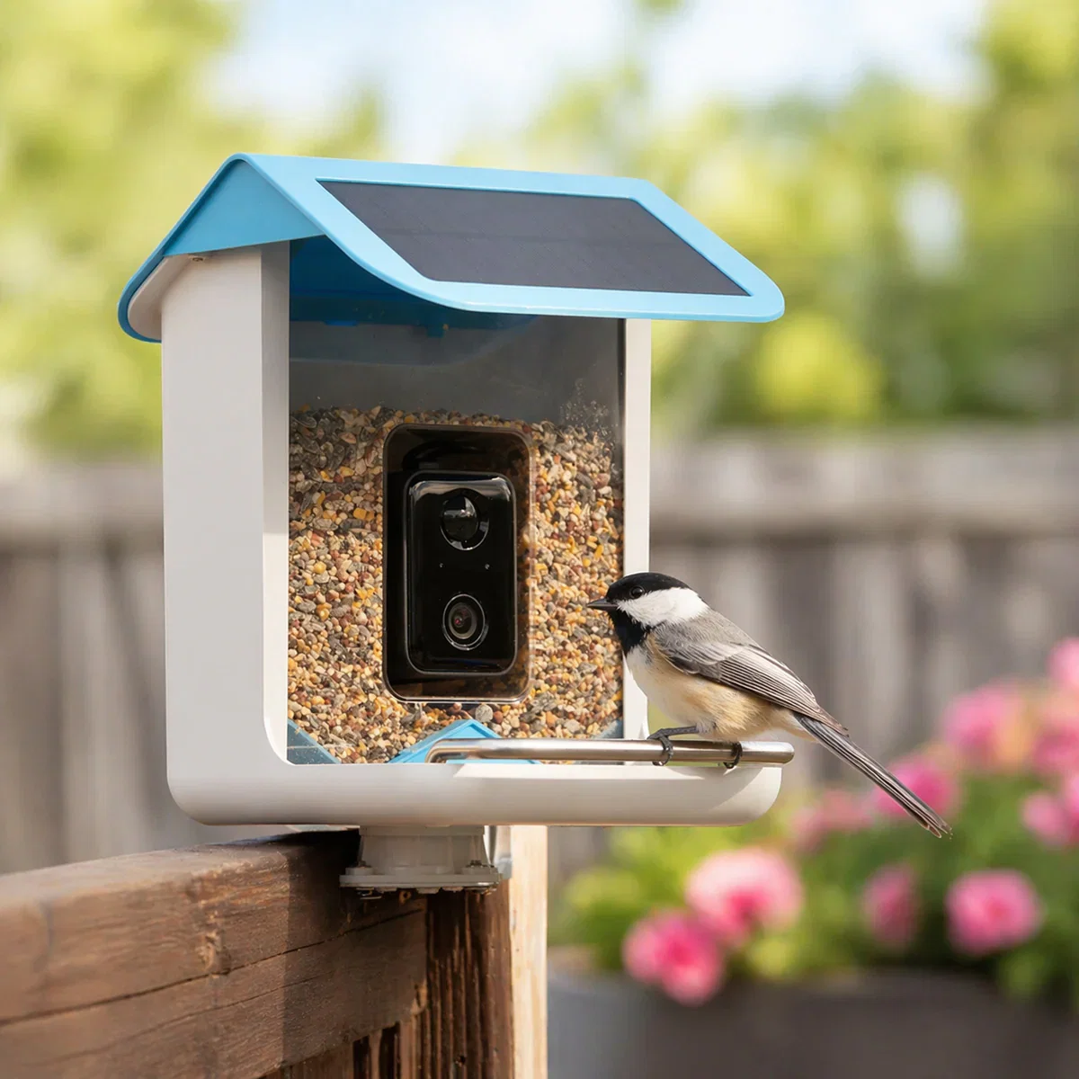 Image of Video Camera Bird Feeder by Sharper Image