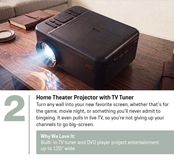 Home Theater Projector with TV Tuner