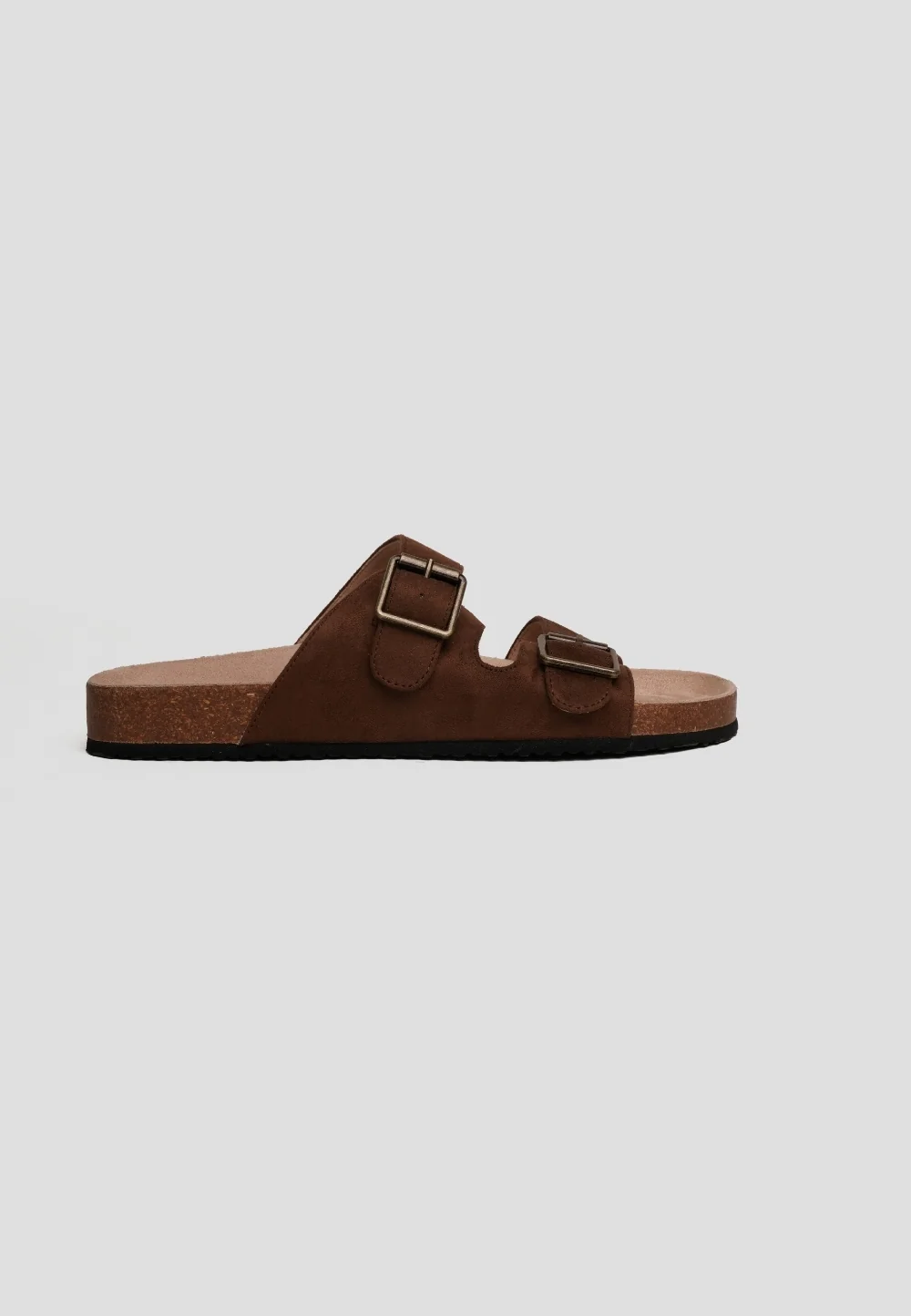 Sandal Bio Vegan Suede Wood