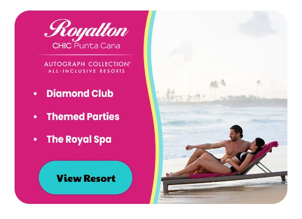 Royalton CHIC Punta Cana Diamond Club Themed Parties The Royal Spa